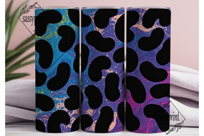 Neon Leopard Print 20oz Tumbler Wrap Sublimation sassyprint 