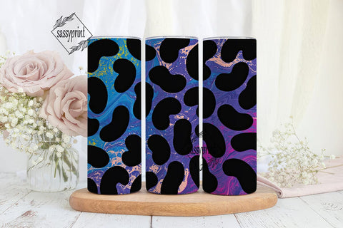 Neon Leopard Print 20oz Tumbler Wrap Sublimation sassyprint 