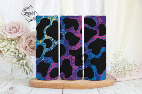 Neon Leopard Print 20oz Tumbler Wrap Sublimation sassyprint 