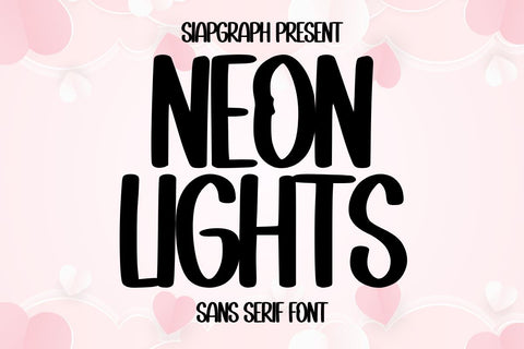 Neon Lights Font Masyafi Studio 