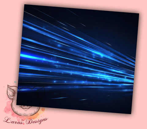 Neon Milky Way Tumbler, Vibrant Blue Tumbler Design, Galaxy Sublimation Wrap, 20oz Tumbler, Cosmic Background Tumbler, Abstract Space Art, Neon Galaxy Tumbler, Custom Tumbler Sublimation Lara' s Designs 
