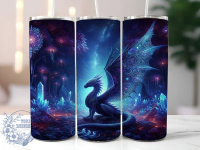 Neon Psychedelic Dragon 20oz Tumbler, Psychedelic Sublimation PNG, Fantasy Dragon Design, 20oz Neon Wrap, Vibrant Dragon PNG, Artistic Psychedelic Tumbler, Colorful Dragon Sublimation Sublimation ToriDesigns 