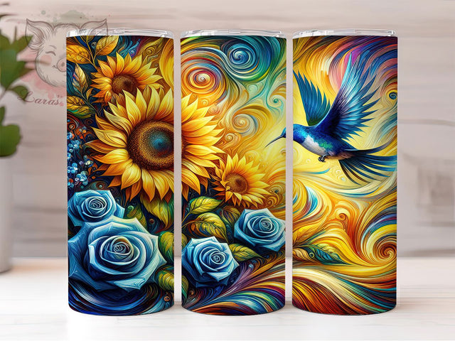 Neon Sunflower Glitter Leopard Tumbler, Glitter Leopard Tumbler, 20oz Tumbler Wrap, Leopard Print Tumbler, Sunflower Tumbler Design, Neon Glitter Tumbler, Animal Print Tumbler Sublimation Lara' s Designs 