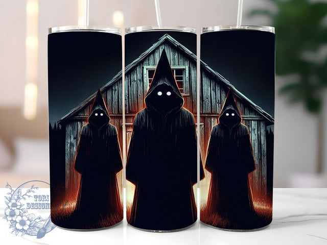 Neon Witches Glow Halloween Tumbler, Halloween Tumbler, Witch Silhouette, Sublimation Wrap, Spooky Drinkware, 20Oz Tumbler Design, Glow In Dark Style Sublimation ToriDesigns 