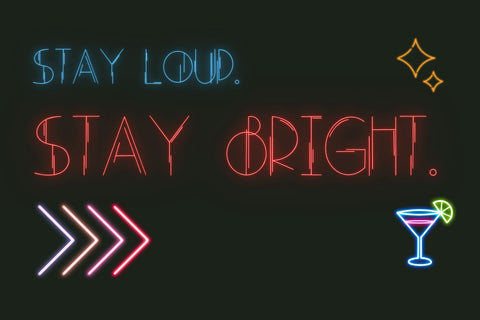 Neonrift Font Dm Letter Studio 