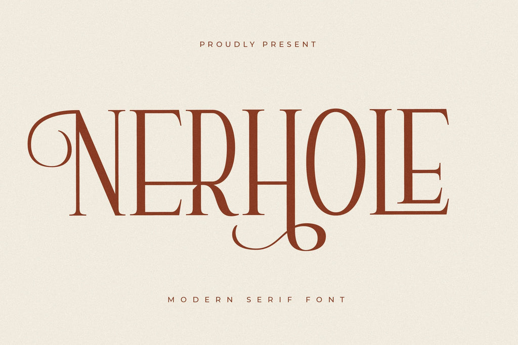 Nerhole - Modern Serif Font - So Fontsy