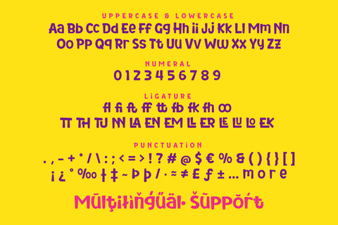 Nerillkid - Playful Display Font Font twinletter 