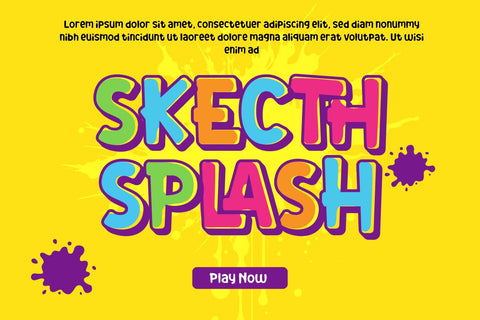 Nerillkid - Playful Display Font Font twinletter 