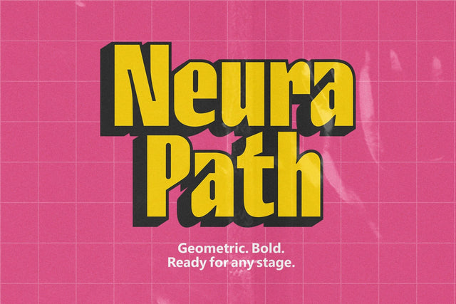 Neura Path – Industrial Display Sans Font Four Lines Std. 