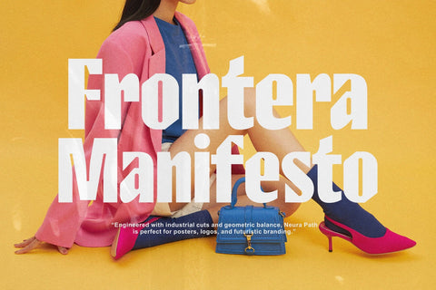 Neura Path – Industrial Display Sans Font Four Lines Std. 