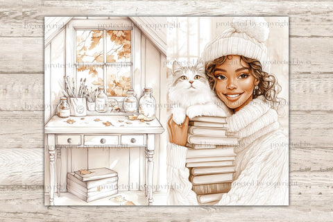 Neutral Autumn Junk Journal Kit | Cozy Fall Collage Sheet SVG GlamArtZhanna 