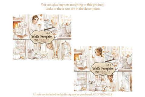 Neutral Autumn Junk Journal Kit | Cozy Fall Collage Sheet SVG GlamArtZhanna 