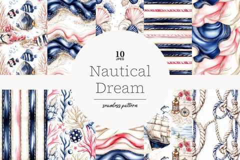 Neutral Beach Digital Papers | Palm and Tropical Patterns Digital Pattern GlamArtZhanna 