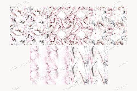 Neutral Easter Digital Papers | Pastel Spring Background Digital Pattern GlamArtZhanna 