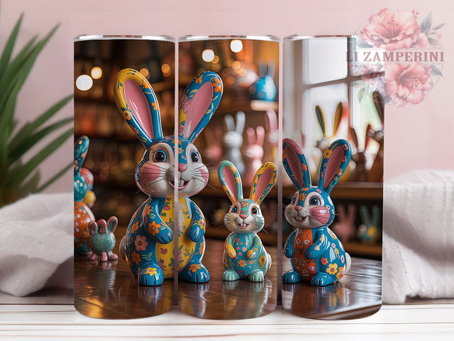 Neutral Rustic Easter Bunny Tumbler, Easter Bunny Tumbler, Minimal Bunny Wrap, Rustic Bunny Wrap, Stylish 20oz Wrap, Sublimation Design, Trendy Gift Idea Sublimation Li Zamperini 