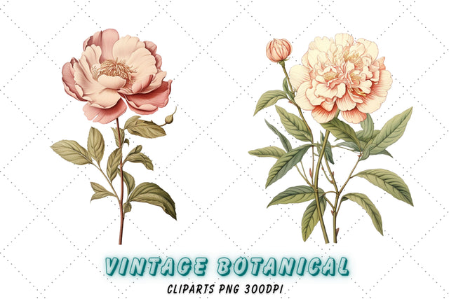 Neutral Watercolor Flowers - Watercolor Floral Clipart - Soft Neutral Flowers - Wedding Clipart - Watercolor Clipart Sublimation FloridPrintables 