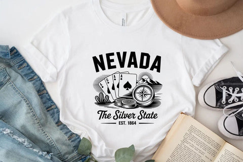 Nevada The Silver State Est. 1864 SVG Angelina750 