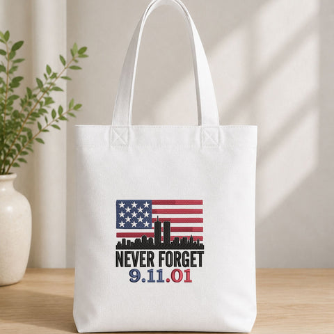 Never Forget 9.11.01 Machine Embroidery Design – 9/11 Memorial American Flag Embroidery File, Patriot Remembrance Design Embroidery/Applique DESIGNS PatternFeed8 