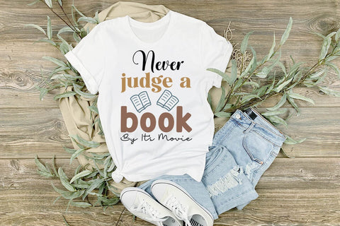 Never judge a book by it s movie SVG Angelina750 
