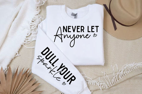 Never let anyone Sleeve SVG Design, Inspirational sleeve SVG, Motivational Sleeve SVG, Positive Sleeve SVG SVG Regulrcrative 