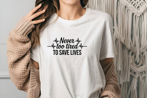 never too tired to save lives SVG Angelina750 