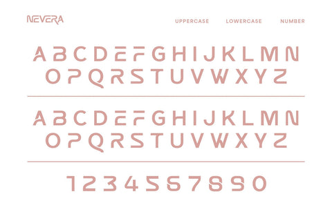Nevera - A Modern Futuristic Font Font studioalmeera 