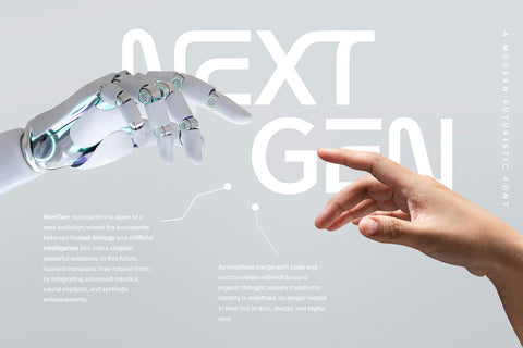 Nevera - A Modern Futuristic Font Font studioalmeera 