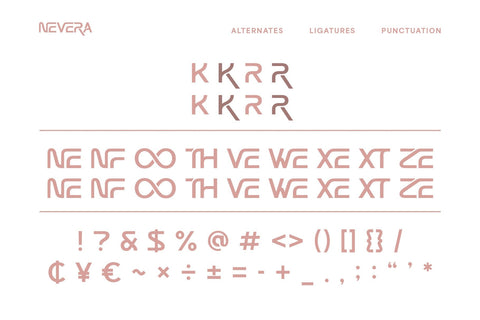Nevera - A Modern Futuristic Font Font studioalmeera 