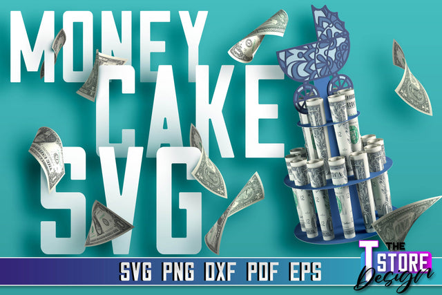 New Born Money Cake SVG | Money Holder SVG Design | Gift SVG Design SVG The T Store Design 