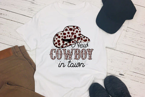 New Cowboy in Town - Western Sublimation Sublimation CraftLabSVG 