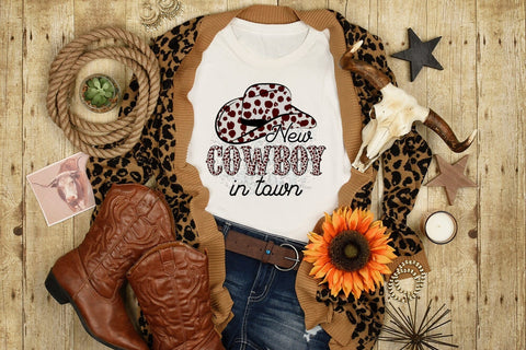 New Cowboy in Town - Western Sublimation Sublimation CraftLabSVG 