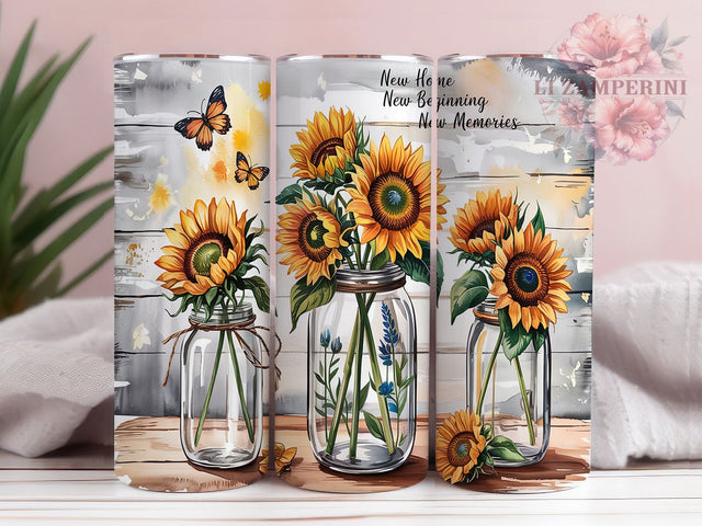 New Home Housewarming 20oz Tumbler, Housewarming Gift Wrap, New Beginnings Tumbler, 20oz Home Design, New Memories Tumbler, Home Sweet Home Sublimation, Moving In Tumbler Sublimation Li Zamperini 