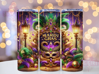 New Orleans Mardi Gras Carnival Tumbler, New Orleans Mardi Gras Wrap, Festive Party Cup, 20oz Sublimation Wrap, NOLA Celebration Tumbler, Colorful Carnival Design Cup, Mardi Gras Party Theme Wrap Sublimation SvggirlplusArt 