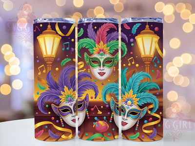 New Orleans Mardi Gras Party Tumbler, Carnival Celebration Wrap, Festive Party Cup, 20oz Sublimation Wrap, New Orleans Mardi Gras Tumbler, Colorful Party Design Cup, Mardi Gras Celebration Theme Wrap Sublimation SvggirlplusArt 