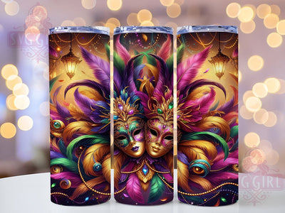 New Orleans Mardi Gras Party Tumbler, Carnival Celebration Wrap, Festive Party Cup, 20oz Sublimation Wrap, New Orleans Mardi Gras Tumbler, Colorful Party Design Cup, Mardi Gras Celebration Theme Wrap Sublimation SvggirlplusArt 