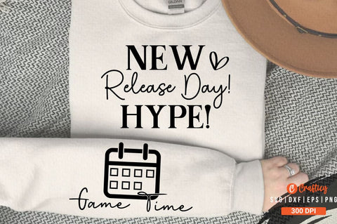New Release Day! Hype! Sleeve SVG Design SVG Designangry 