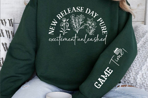 New release day pure excitement unleashed Sleeve SVG Design SVG Designangry 