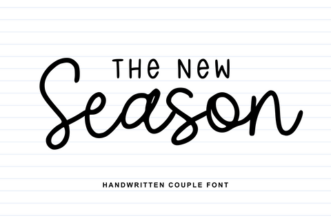 New Season Duo Font Abo Daniel Studio 