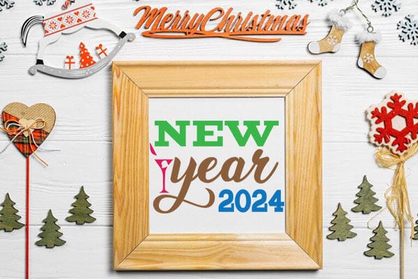 new year 2024 SVG Angelina750 