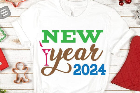 new year 2024 SVG Angelina750 