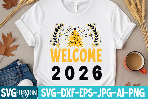 New Year 2026 SVG Bundle,New Year svg bundle,Happy New Year 2026 SVG Bundle,Celebrate New Year SVG bundle,New Year svg design,New Year T-Shirt Design Bundle SVG BlackCatsMedia 