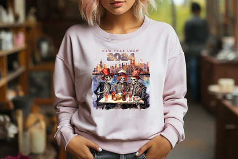 New Year Crew 2024 PNG Sublimation Sublimation CraftLabSVG 