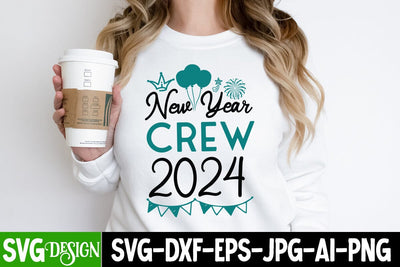 New Year Crew 2024 SVG Cut File, New Year Crew 2024 SVG Design, New Year Crew 2024 Sublimation PNG , 2024 Sublimation Design, New Year 2024 SVG Cut File, 2024 New Year SVG bundle,New Year SVG Design 2024 SVG BlackCatsMedia 