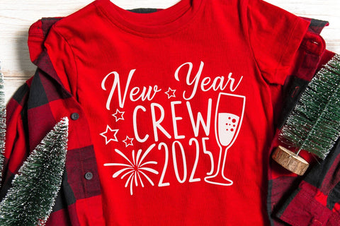 New Year Crew 2025| New Years Eve SVG Cutting Files. SVG CosmosFineArt 