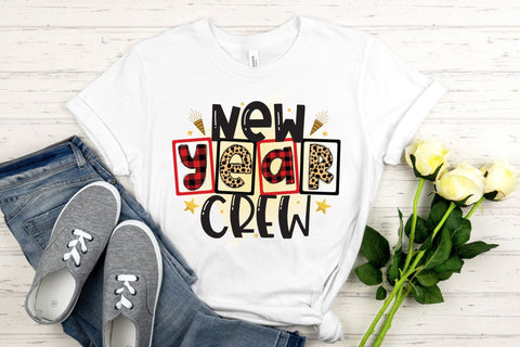 New Year Crew PNG Sublimation Design Sublimation CraftLabSVG 