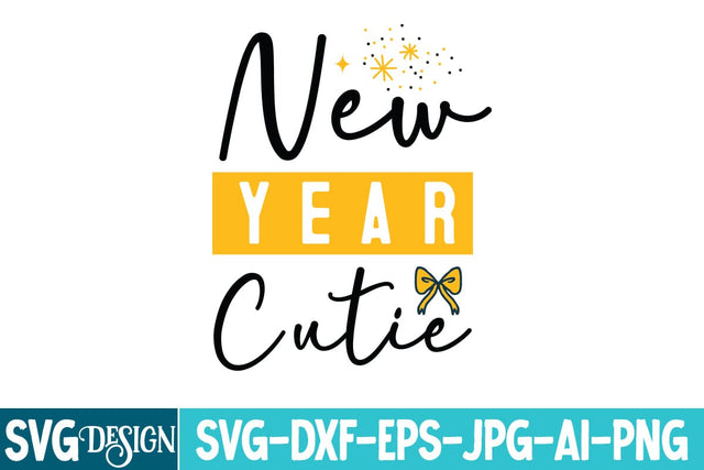 New Year Cutie SVG Design,Year SVG Design, New Year 2026 SVG Cut File, 2026 New Year SVG bundle,New Year SVG Design 2026 SVG BlackCatsMedia 