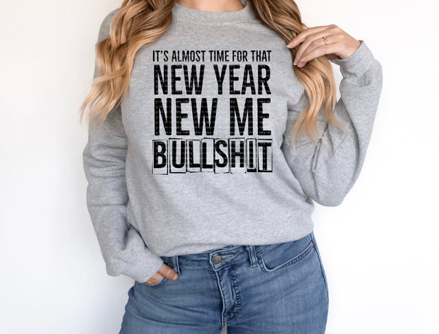 New Year New Me PNG | Holiday Motivation Parody Design | Adult New Year Comedy Sublimation Sublimation Crafting After Dark 