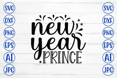 New Year Prince SVG Design SVG Syaman 