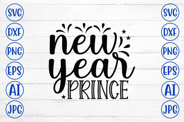 New Year Prince SVG Design SVG Syaman 