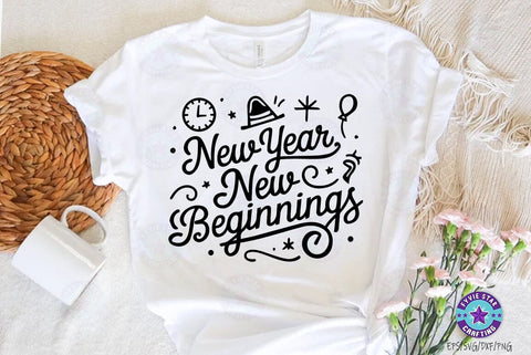 New Year Quotes SVG Design, New Year Quotes t-shirt SVG FiveStarCrafting 